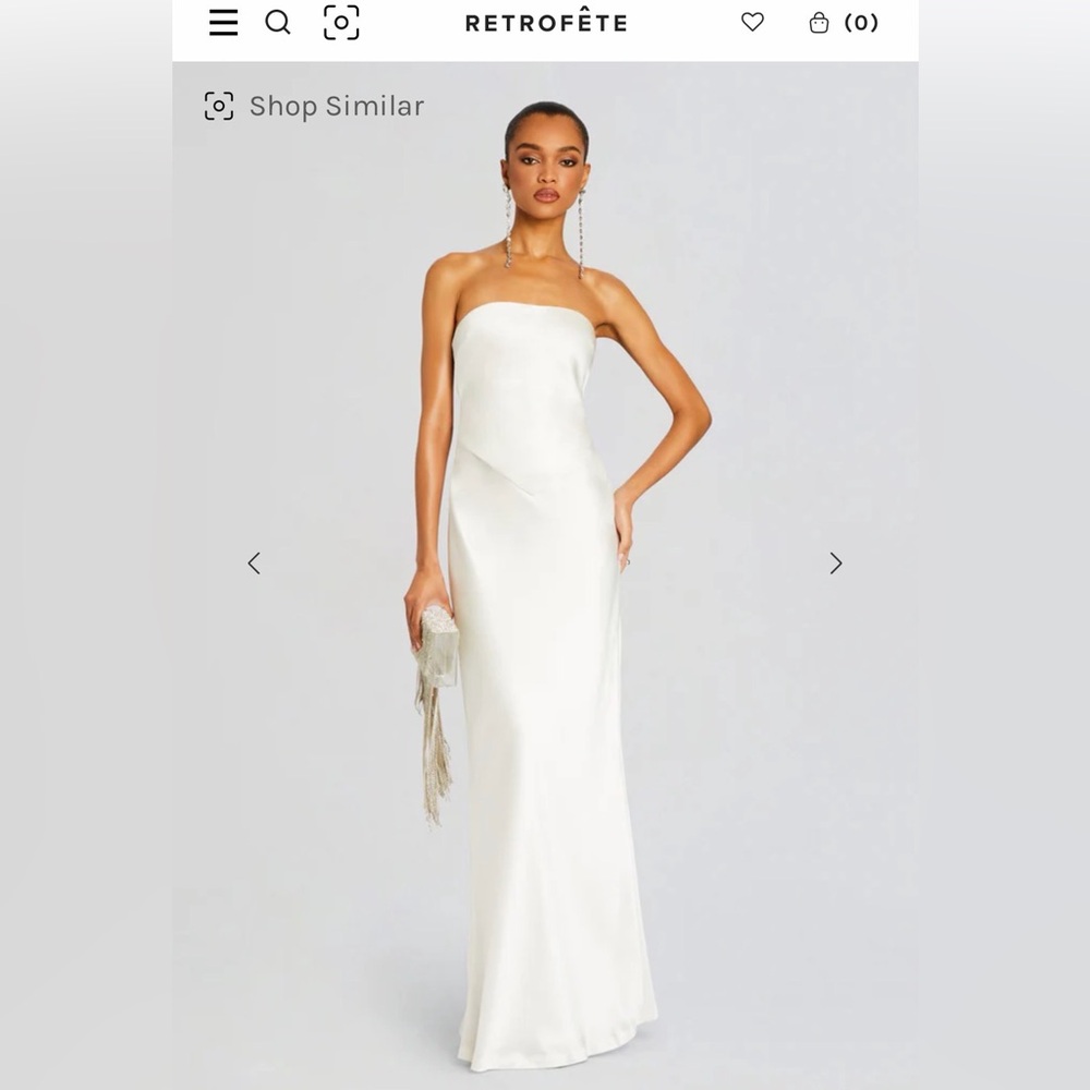 NWT Retrofete Skye Maxi Dress in White